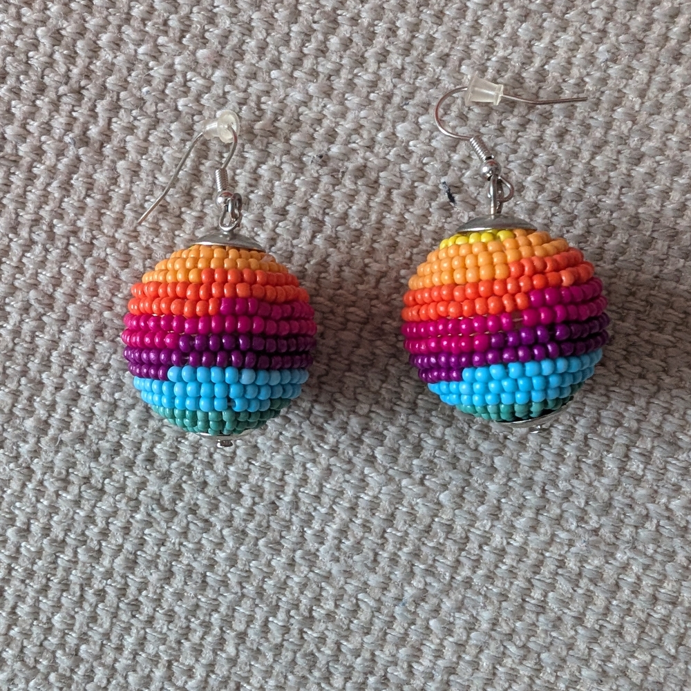 Colorful Beaded Earrings
